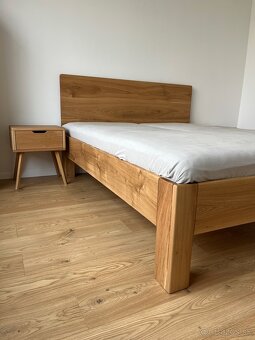 Dubová posteľ 180x200cm - 5