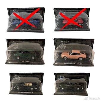 Zberateľské kovové modely Lancia v mierke 1:43 - 5