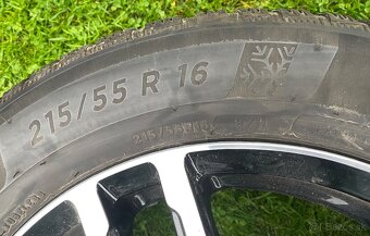 Predám sadu zimných pneumatík 5x108 215/55 R 16 - 5