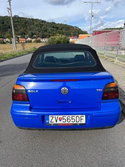 VW Golf Cabrio 1,9 TDI - 5