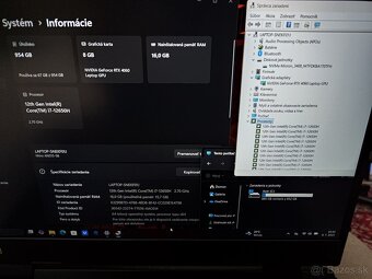Predam herny notebook Acer nitro 5 - i7, RTX4060 - 5