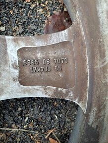 predám elektróny 5x114,3 r17 s pneu Michelin - ZĽAVA - 5