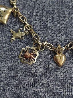 Starozitny zlaty damsky naramok - 5