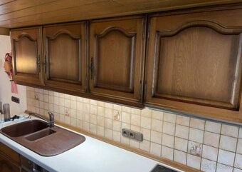 Dubová rustikální linka se spotřebiči,5198 - 5