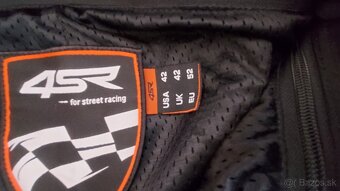 Kožené moto nohavice 4SR, veľkosť 52 - 5