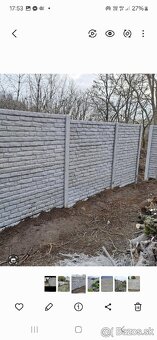 Betónové ploty, výroba, montáž - na klúč - 5