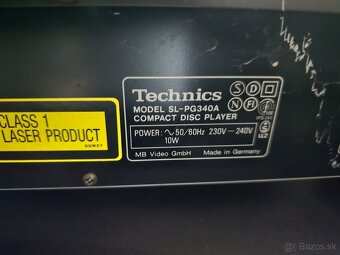 Technics SL-PG340A cd prehrávač - 5