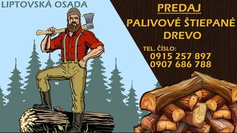 Palivové štiepané drevo BUK, SMREK - 5