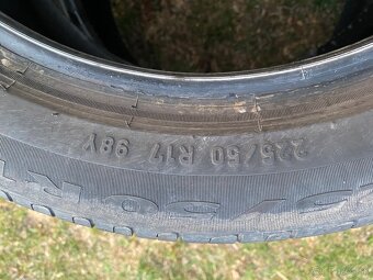 Predám 2ks letné pneumatiky 225/50 R17 - 5