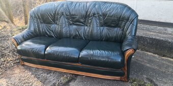 Kožená sedacia súprava(trojsedačka) - 5