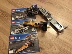 Lego CITY 60151 - Dragster auto + Kamión s návesom - 5