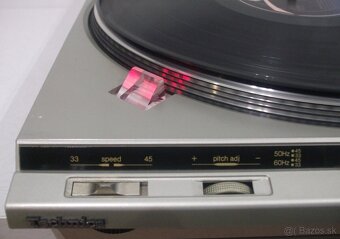 GRAMOFON poloautomat TECHNICS, stroboskop, FG SERVO = Japan - 5