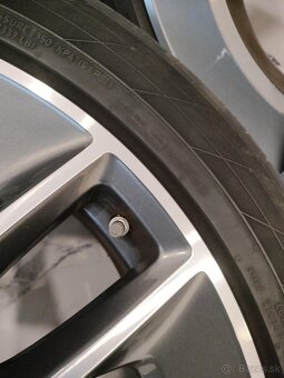 4ks alu disky r22 orig. AMG 5x112 r22 pneu + snimače tlaku - 5