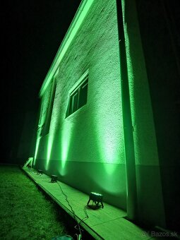 4ks led par reflektory RGBW-140W, diaľkové ovládanie + TAŠKA - 5