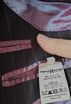 značkový pánsky oblek - Marco Mirelli - 5
