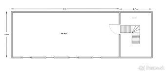 Priestor s umývadlom - 34 m2 - Mäsiarska ul. - 5