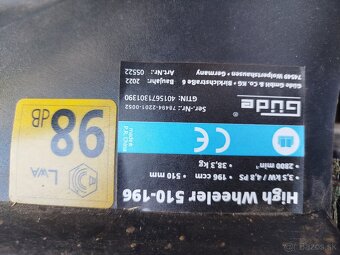 Benzínová kosačka s pojazdom - 5
