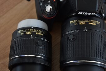 Nikon d3300 s 2x VR objektivom 18-55 afp + zoom 55-200 afs - 5