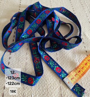 Stary kroj stuhy čepce zápästky - 5