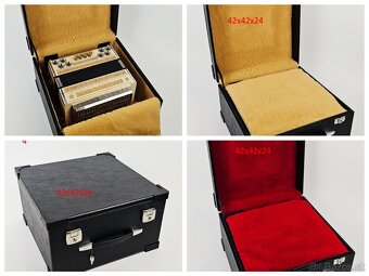 Nové kufre na akordeon heligonka Odolne, vysoka kvalita - 5
