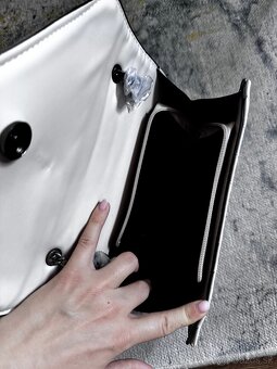 Krémová kabelka - 5