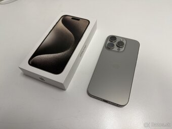 Apple iPhone 15 PRO 512GB, natural titanium v záruke Telekom - 5