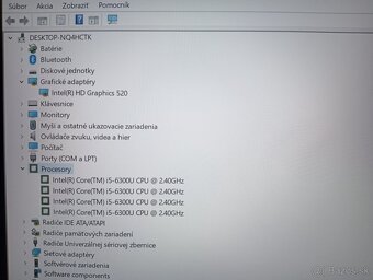 predám Lenovo Thinkpad T460 , Intel i5 , 8gb ram , Win 10 - 5