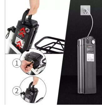 Nový elektrobicykel DYU C6 – dámsky, retro štýl, ešte v krab - 5