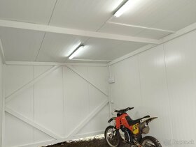 Kontajner Garaže s PIR sendvičový panelou 6x4 výška 3metre - 5