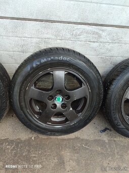 Hliníkové disky 5x100 R14 6J ET 43, Škoda, VW, Seat, Audi - 5