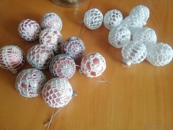 Háčkované vianočné ozdoby - 5