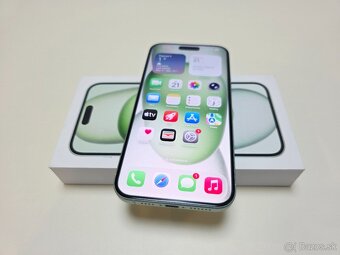 APPLE IPHONE 15 PLUS 128GB ,BATERKA 100%,ZÁRUKA - 5