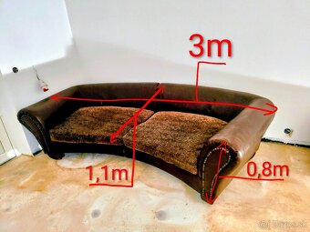 Kožený gauč, pohovka - 5