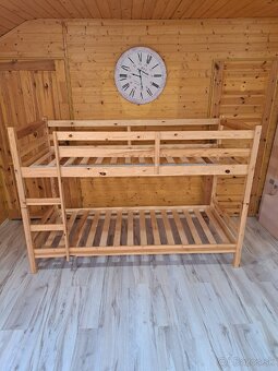 Poschodová posteľ 90x200cm s matracmi - 5