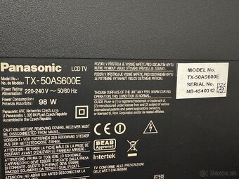 Panasonic VIERA TX‑50AS600E - 5