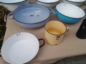 Smaltované  riady chalupárske dekorácie . - 5