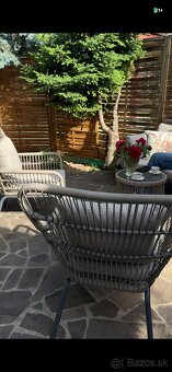 Ratanová sedačka James s kreslami - 5