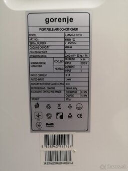 Mobilná klimatizácia Gorenje - 5