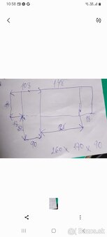 Čalúnená rohová rozkladacia sedačka za odvoz - 5