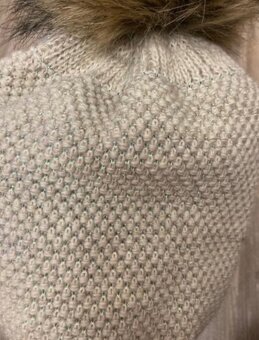 Dámska Teplá zimná čiapka s brmbolcom/Nová - 5