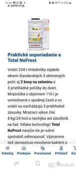 LG chladnička s mrazničkou NOVA V ZARUKE - 5