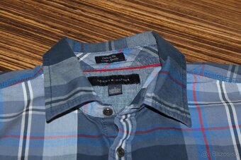 Károvaná pánska košeľa Tommy Hilfiger v. M - 5