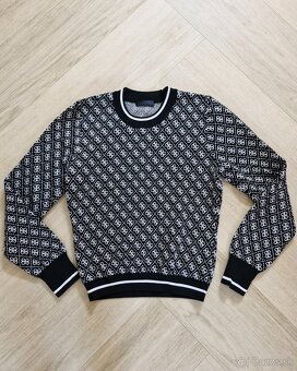 NOVE Guess pleteny monogram sveter XS - L - 5