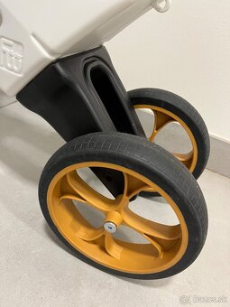 Odrážadlo FUNNY WHEELS Rider SuperSport 2v1 biele s popruhom - 5