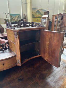 starožitný písaci stolík s nadstavbou - 5