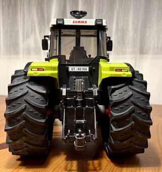 Bruder Claas Atles 936 traktor + vlečka+pluh - 5