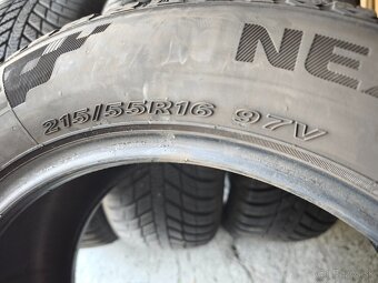 215/55 r16 celoročné pneumatiky 6-7mm - 5