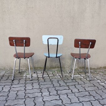 Retro stoličky kovové Vintage - 5