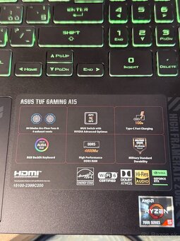 ASUS TUF Gaming A15 - kupované 06.2024 - 5