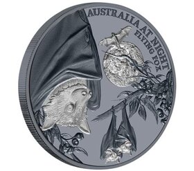 DINGO - AUSTRALIA V NOCI - investičná strieborna minca - 5